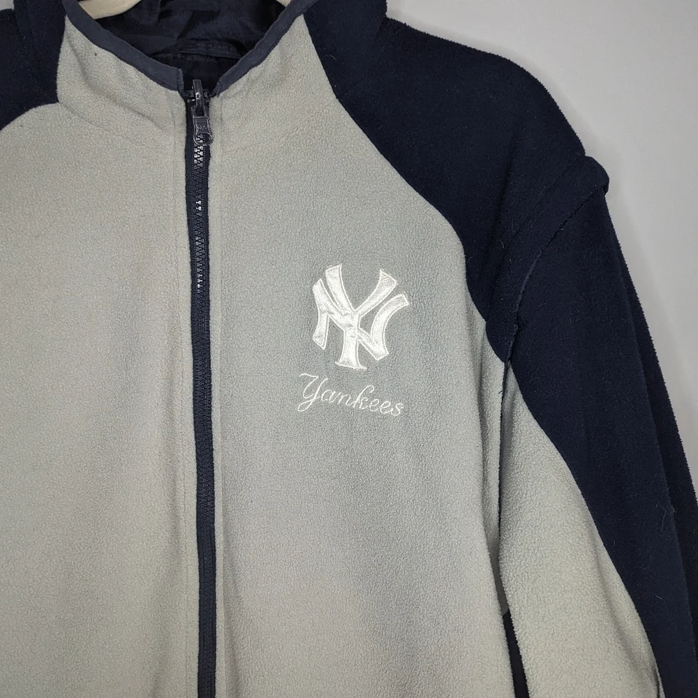 Vintage MLB 1990s New York Yankees Reversible windbreaker/Fleece 2XL